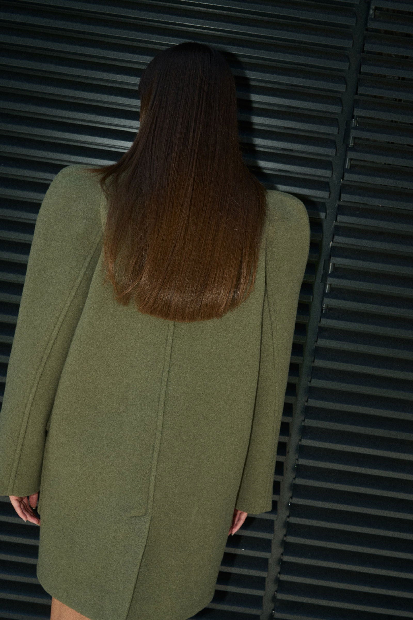ANNA RETRO WOOL COAT - D.EFECT