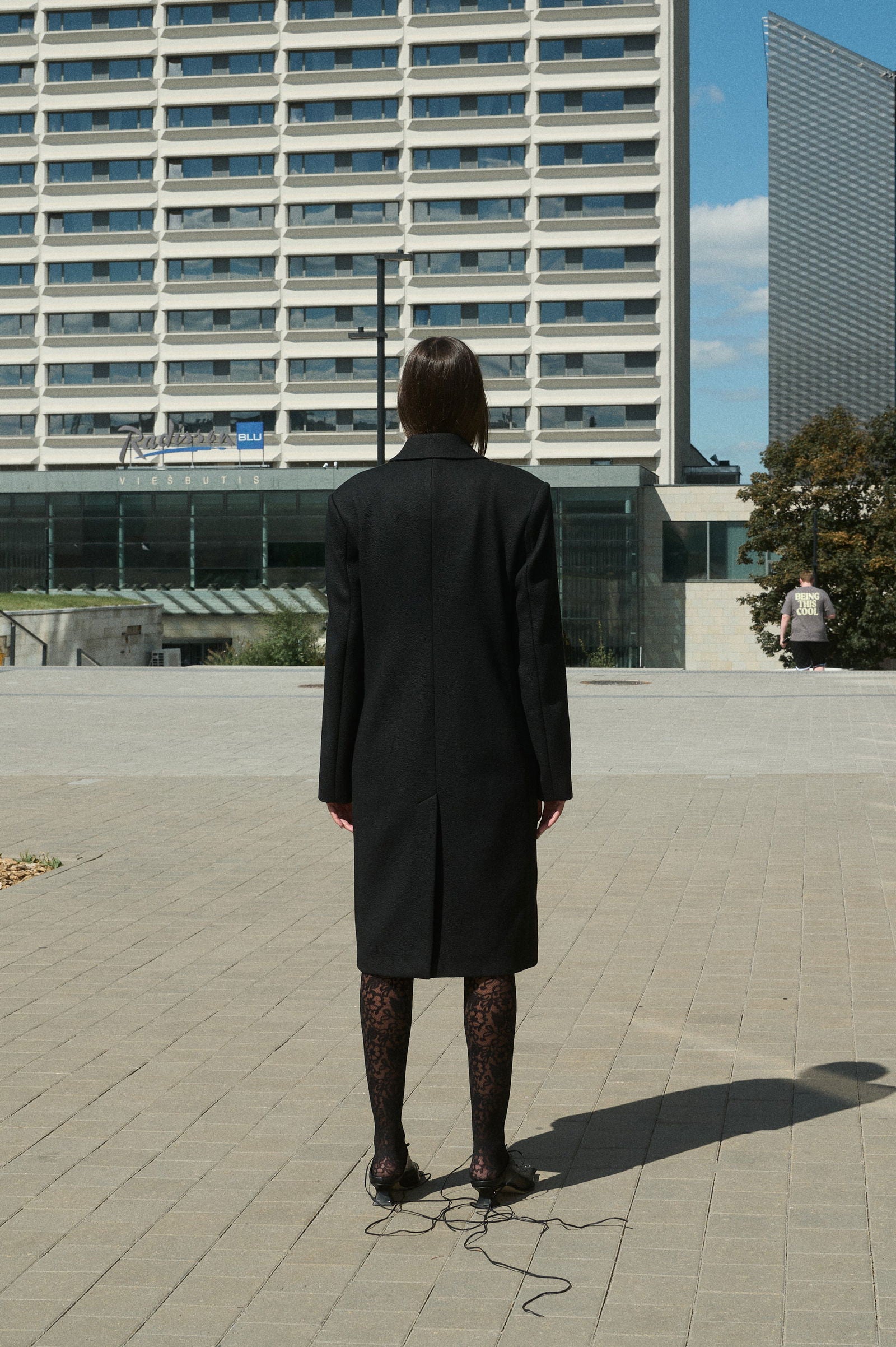 MATRICA SINGLE-BREASTED SHORT WOOL COAT - D.EFECT