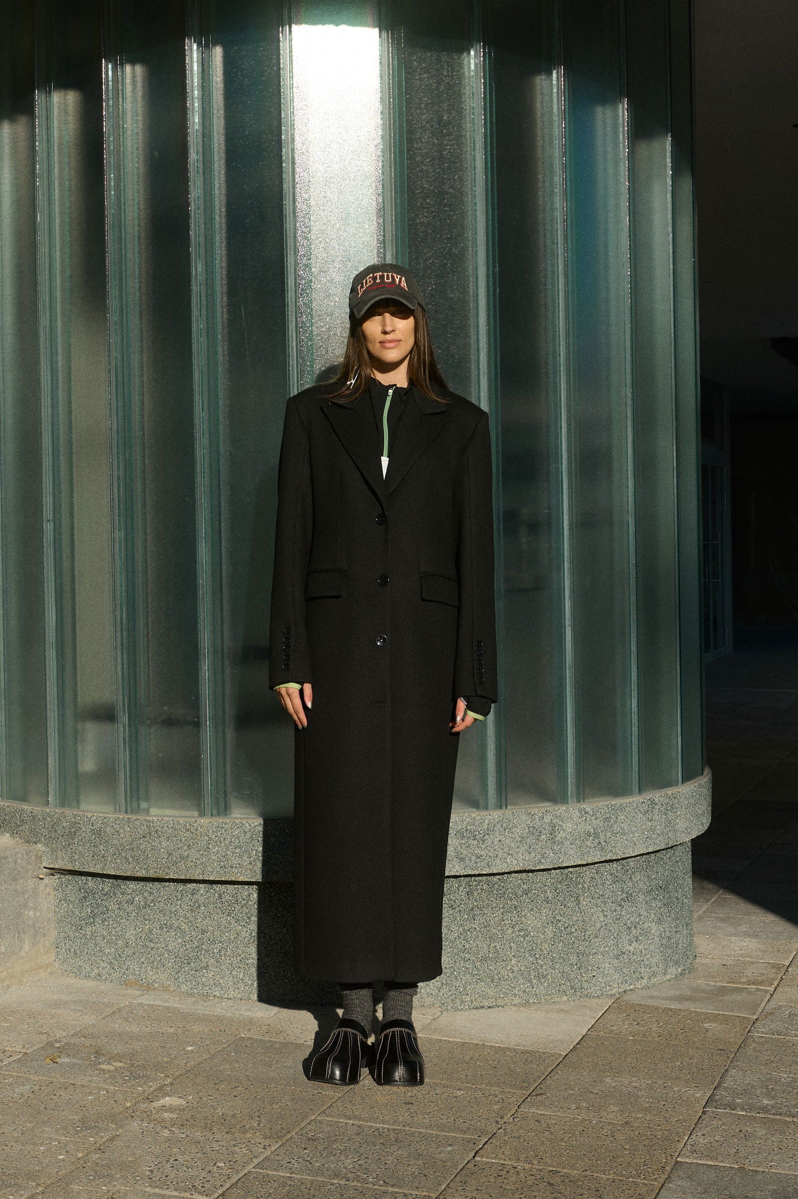 MATRICA SINGLE-BREASTED WOOL COAT - D.EFECT