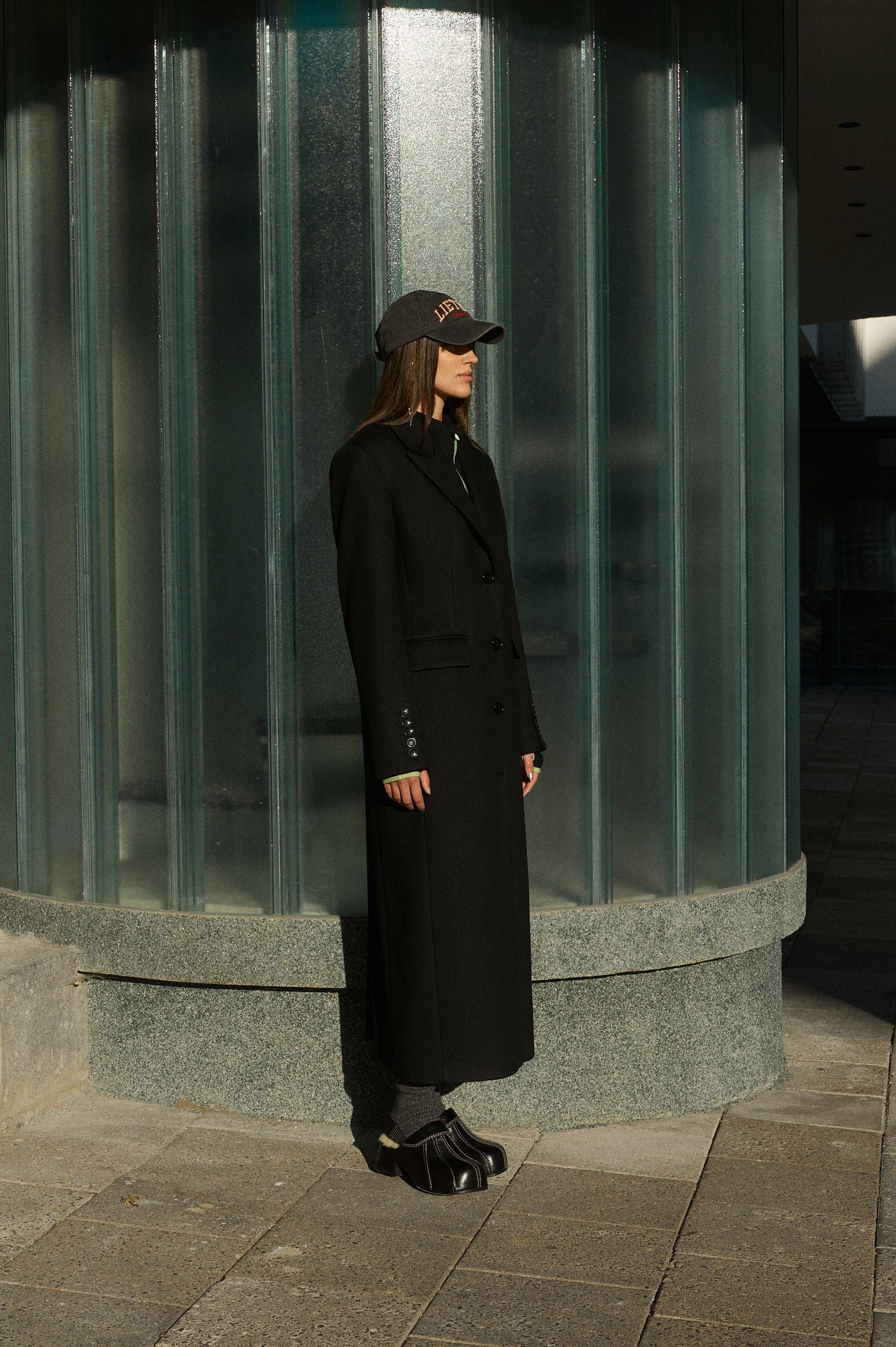 MATRICA SINGLE-BREASTED WOOL COAT - D.EFECT