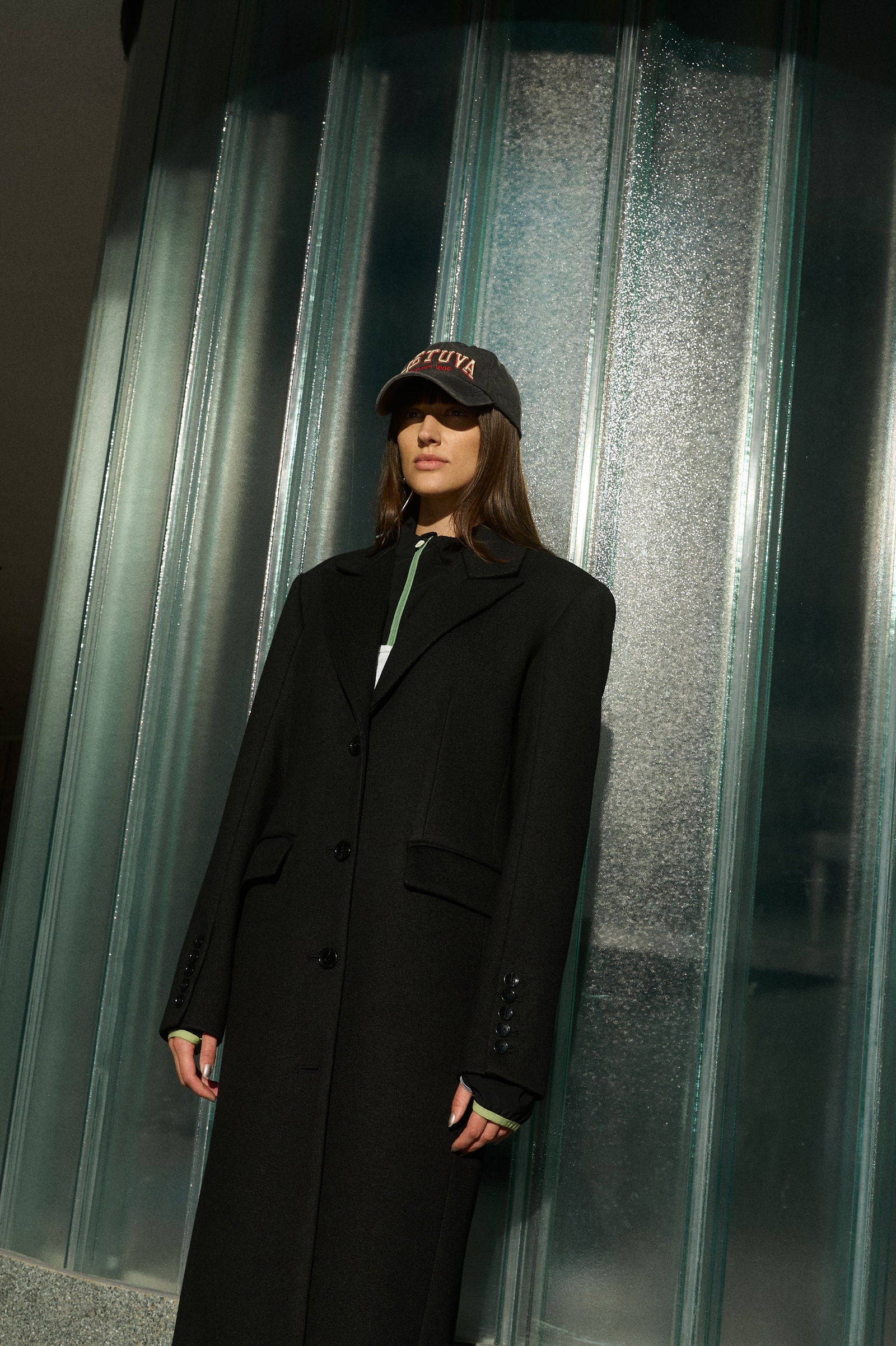 MATRICA SINGLE-BREASTED WOOL COAT - D.EFECT