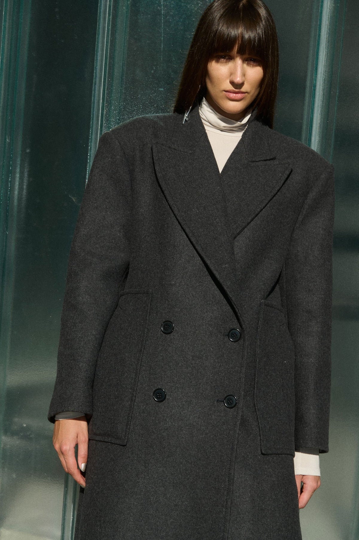 EMMA DOUBLE-BREASTED WOOL COAT