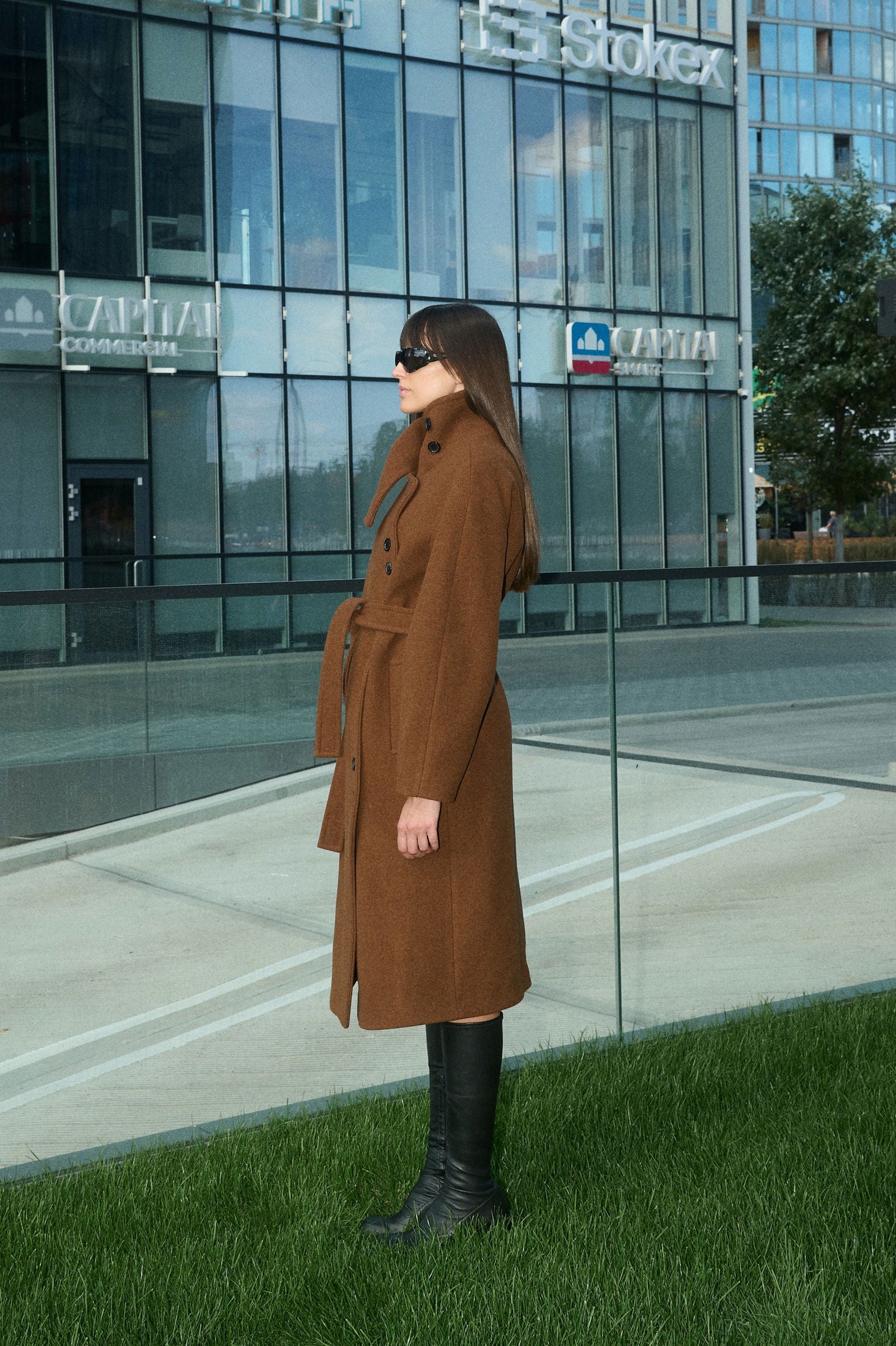 KAIPO DOUBLE-BREASTED WOOL COAT - D.EFECT